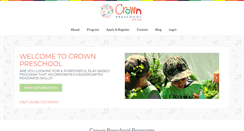 Desktop Screenshot of crownpreschool.ca